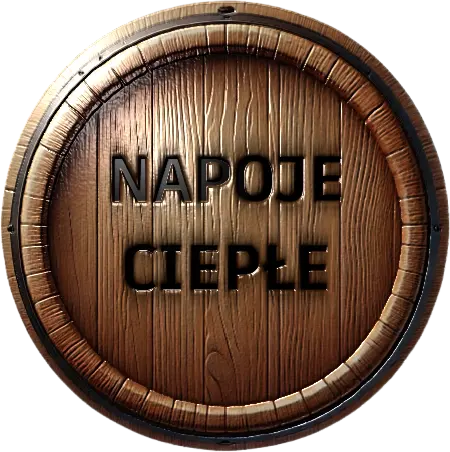 Link/Beczka z napisem "Napoje Ciepłe"