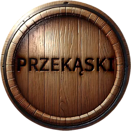 Link/Beczka z napisem "Przekąski"