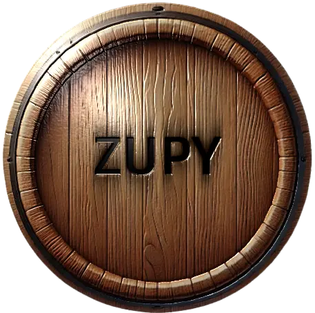 Link/Beczka z napisem "Zupy"