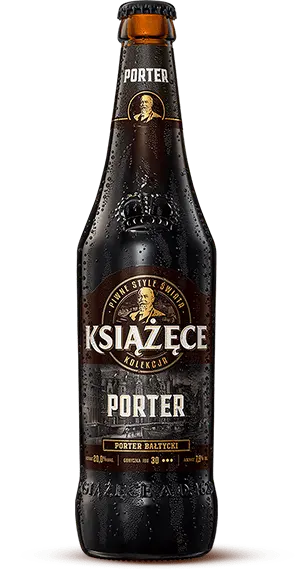 Butelka piwa "Książęce Porter".